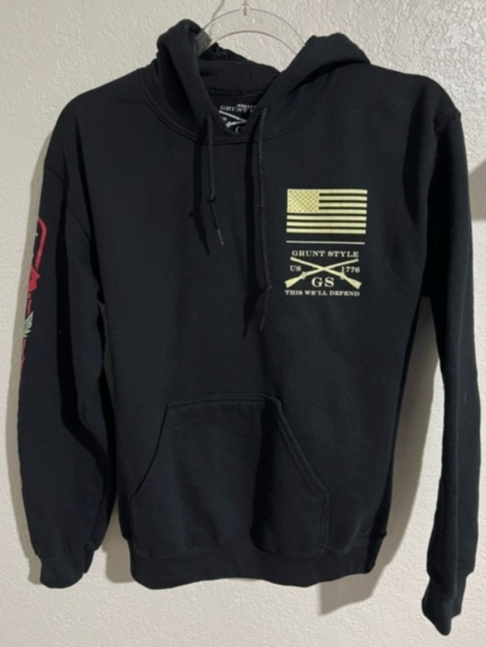 Grunt Style Black Pullover Hoodie